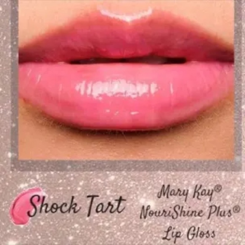 NIB Mary Kay Nourishine Plus Shock Tart Lip Gloss - Pink